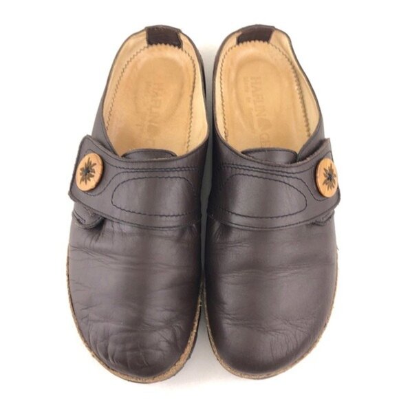 Haflinger Charlotte Bavarian Brown Leather Clogs EUR 42 main image 14